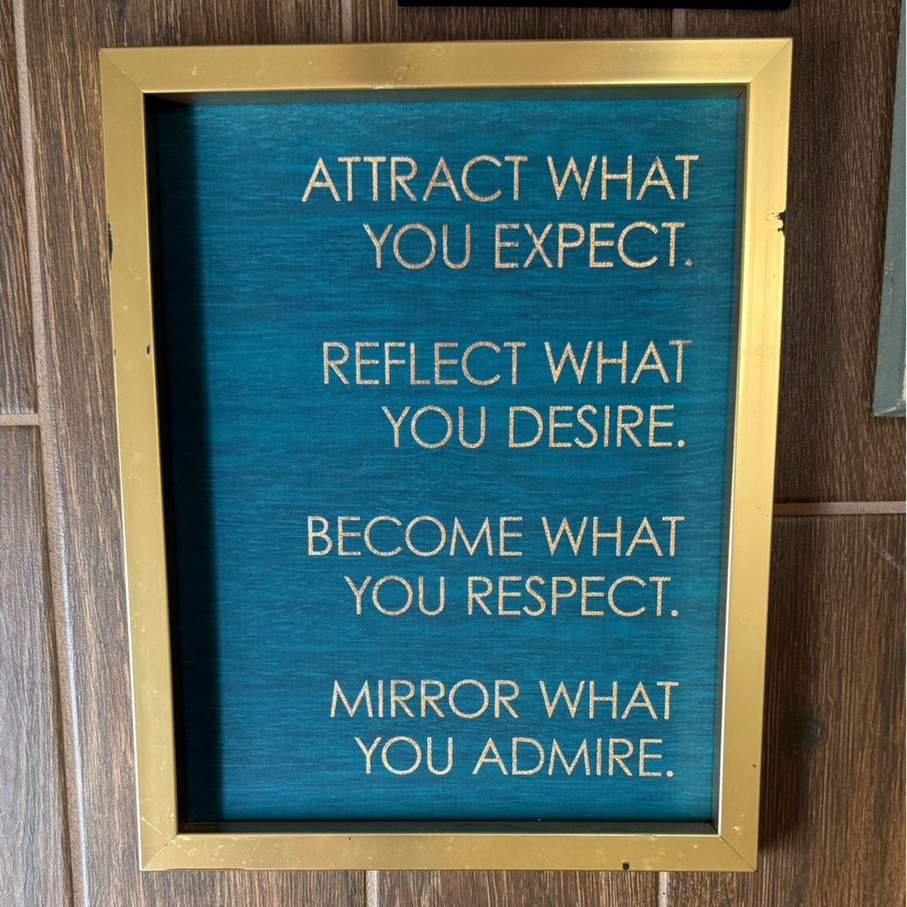Inspirational Quote Framed Wall Art
